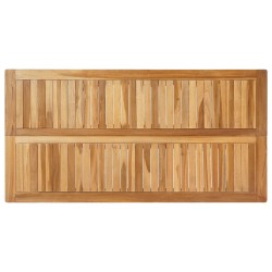 Table de bar Naturel 150 x 75 x 105 cm Bois de teck massif 637607637607