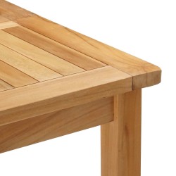Table de bar Naturel 150 x 75 x 105 cm Bois de teck massif 637607637607