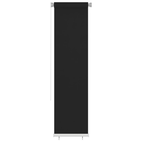 Store roulant d'extérieur 65 (l) x 230 (H) cm HDPE noir 637612637612
