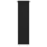 Store roulant d'extérieur 65 (l) x 230 (H) cm HDPE noir 637612637612