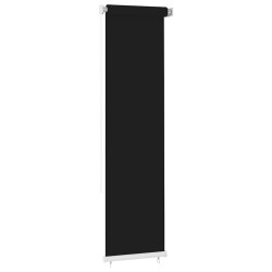 Store roulant d'extérieur 65 (l) x 230 (H) cm HDPE noir 637612637612