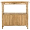 Table de bar extérieure Naturel 110 x 50 x 105 cm Bambou 637619637619