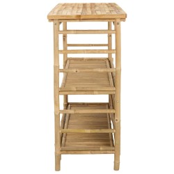 Table de bar extérieure Naturel 110 x 50 x 105 cm Bambou 637619637619