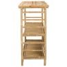 Table de bar extérieure Naturel 110 x 50 x 105 cm Bambou 637619637619