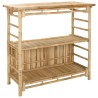 Table de bar extérieure Naturel 110 x 50 x 105 cm Bambou 637619637619