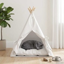 Teepee pour animaux de compagnie avec coussin 50 x 50 x 60 cm 637622637622