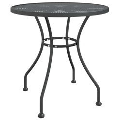 Ensemble à manger de jardin 3 pcs Maille Métal Anthracite 637626637626