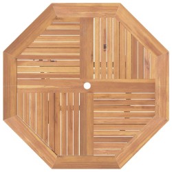 Ensemble bistro de jardin 3 pcs Marron Teck massif 637633637633