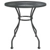 Ensemble à manger de jardin 5 pcs Maille Métal Anthracite 637634637634