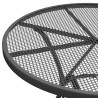 Ensemble à manger de jardin 5 pcs Maille Métal Anthracite 637634637634