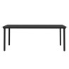 Ensemble à manger de jardin coussins 7 pcs Résine tressée Verre 637636637636