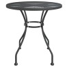 Ensemble à manger de jardin 5 pcs Maille Métal Anthracite 637639637639