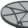 Ensemble à manger de jardin 5 pcs Maille Métal Anthracite 637639637639