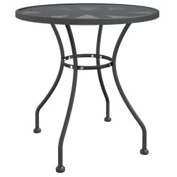 Ensemble à manger de jardin 3 pcs Maille Métal Anthracite 637646637646
