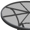 Ensemble à manger de jardin 3 pcs Maille Métal Anthracite 637646637646