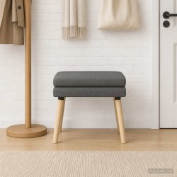 Banc à double couche Gris foncé 60 x 40 x 46 cm Tissu 637654637654