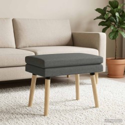 Banc à double couche Gris foncé 60 x 40 x 46 cm Tissu 637654637654