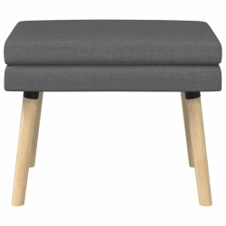 Banc à double couche Gris foncé 60 x 40 x 46 cm Tissu 637654637654