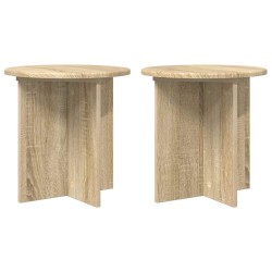 Support de Plante 2 pcs Chêne Sonoma 40 x 40 x 40 cm 637655637655