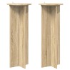 Support de Plante 2 pcs Chêne Sonoma Ø40 x 100 cm 637657637657