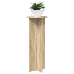 Support de Plante 2 pcs Chêne Sonoma Ø40 x 100 cm 637657637657
