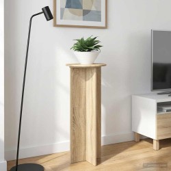 Support de Plante 2 pcs Chêne Sonoma Ø40 x 100 cm 637657637657