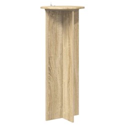 Support de Plante 2 pcs Chêne Sonoma Ø40 x 100 cm 637657637657