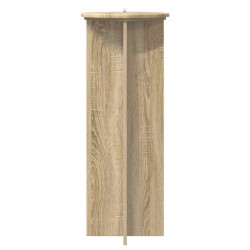 Support de Plante 2 pcs Chêne Sonoma Ø40 x 100 cm 637657637657