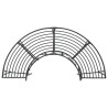 Banc d'Arbre 4-Nombre de places 160 x 80 x 89 cm Acier Noir 637661637661