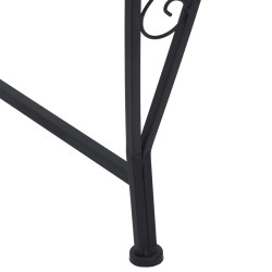 Banc d'Arbre 4-Nombre de places 160 x 80 x 89 cm Acier Noir 637661637661