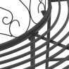 Banc d'Arbre 4-Nombre de places 160 x 80 x 89 cm Acier Noir 637661637661