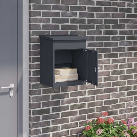 Boîte de dépôt de colis Anthracite 47,5 x 38 x 59 cm Acier 637662637662
