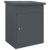 Boîte de dépôt de colis Anthracite 47,5 x 38 x 59 cm Acier 637662637662