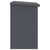 Boîte de dépôt de colis Anthracite 47,5 x 38 x 59 cm Acier 637662637662
