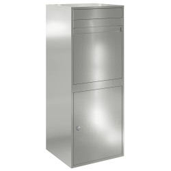 Boîte de dépôt de colis avec stockage Argenté 47,5 x 38 x 59 cm 637663637663