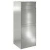 Boîte de dépôt de colis avec stockage Argenté 47,5 x 38 x 59 cm 637663637663