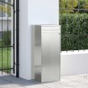 Boîte de dépôt de colis avec stockage Argenté 47,5 x 38 x 59 cm 637663637663