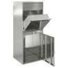 Boîte de dépôt de colis avec stockage Argenté 47,5 x 38 x 59 cm 637663637663