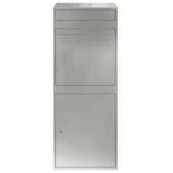Boîte de dépôt de colis avec stockage Argenté 47,5 x 38 x 59 cm 637663637663