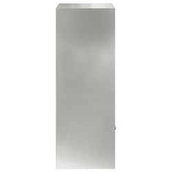 Boîte de dépôt de colis avec stockage Argenté 47,5 x 38 x 59 cm 637663637663