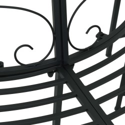 Banc d'Arbre 4-Nombre de places 160 x 80 x 89 cm Acier Noir 637664637664