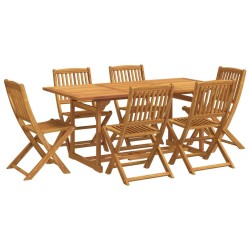 Ensemble à manger de jardin 7 pcs bois massif d'acacia 637667637667