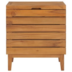 Panier à linge 40x30x45 cm Bois de teck massif 637670637670
