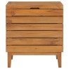 Panier à linge 40x30x45 cm Bois de teck massif 637670637670