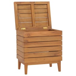 Panier à linge 40x30x45 cm Bois de teck massif 637670637670