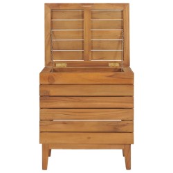 Panier à linge 40x30x45 cm Bois de teck massif 637670637670