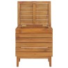 Panier à linge 40x30x45 cm Bois de teck massif 637670637670