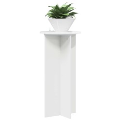 Support de Plante 2 pcs Blanc brillant 40 x 40 x 80 cm 637672637672