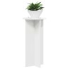 Support de Plante 2 pcs Blanc brillant 40 x 40 x 80 cm 637672637672