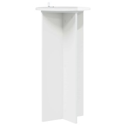 Support de Plante 2 pcs Blanc brillant 40 x 40 x 80 cm 637672637672